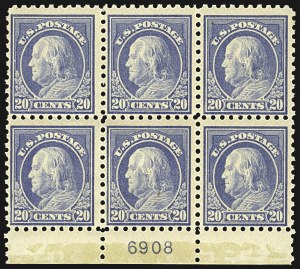 Sale 1107, Lot 469, 1912-15 Washington-Franklin Issue (Scott 405-491)