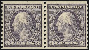 Sale 1107, Lot 477, 1912-15 Washington-Franklin Issue (Scott 405-491)