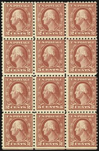 Sale 1107, Lot 481, 1912-15 Washington-Franklin Issue (Scott 405-491)