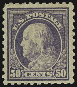 Sale 1107, Lot 486, 1912-15 Washington-Franklin Issue (Scott 405-491)