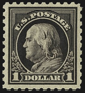Sale 1107, Lot 489, 1912-15 Washington-Franklin Issue (Scott 405-491)