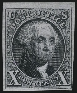 Sale 1107, Lot 50, 1875 Reproduction of 1847 Issue (Scott 3-4)