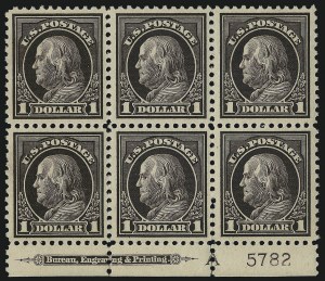 Sale 1107, Lot 503, 1917-23 Issues (Scott 498-546)