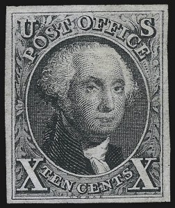 Sale 1107, Lot 52, 1875 Reproduction of 1847 Issue (Scott 3-4)
