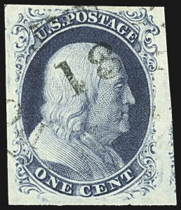 Sale 1107, Lot 57, 1851-56 Issue (Scott 5-17)