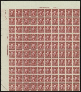 Sale 1107, Lot 752, Complete Sheets and Panes