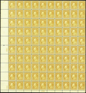 Sale 1107, Lot 760, Complete Sheets and Panes