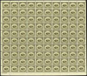 Sale 1107, Lot 782, Complete Sheets and Panes, Cont.