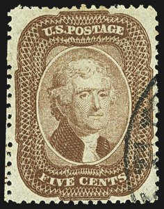 Sale Number 1107, Lot Number 85, 1857-60 Issue (Scott 18-39)