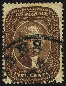 Sale 1107, Lot 87, 1857-60 Issue (Scott 18-39)