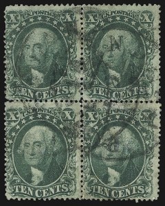 Sale 1107, Lot 96, 1857-60 Issue (Scott 18-39)