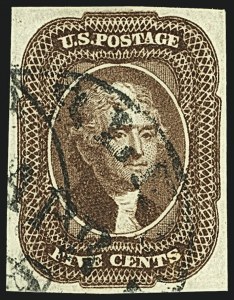 Sale 1108, Lot 11, 1851-56 Issue (Scott 6-17)