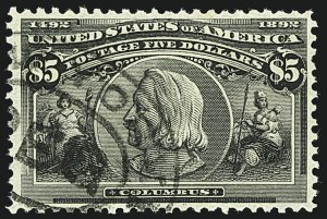 Sale 1108, Lot 119, 1893 Columbian Issue (Scott 237-245)