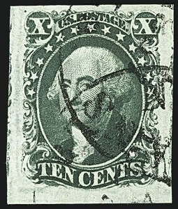 Sale 1108, Lot 15, 1851-56 Issue (Scott 6-17)