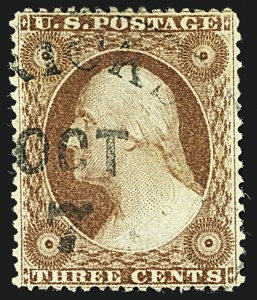 Sale 1108, Lot 24, 1857-60 Issue (Scott 18-39)