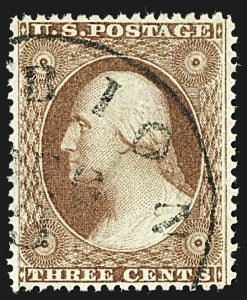 Sale 1108, Lot 25, 1857-60 Issue (Scott 18-39)