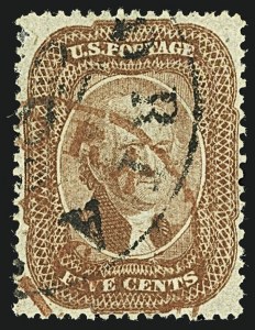 Sale 1108, Lot 27, 1857-60 Issue (Scott 18-39)