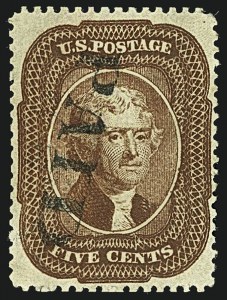 Sale 1108, Lot 28, 1857-60 Issue (Scott 18-39)