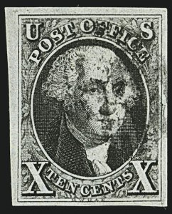 Sale 1108, Lot 3, 1847 Issue (Scott 1-2)