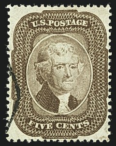 Sale 1108, Lot 30, 1857-60 Issue (Scott 18-39)