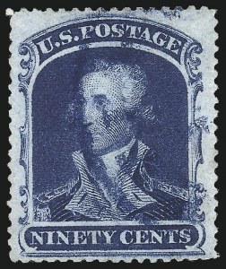 Sale 1108, Lot 40, 1857-60 Issue (Scott 18-39)