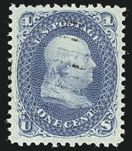 Sale 1108, Lot 63, 1867-68 Grilled Issue (Scott 83-101)