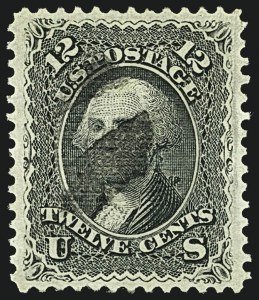 Sale 1108, Lot 67, 1867-68 Grilled Issue (Scott 83-101)