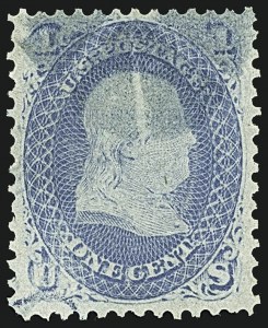 Sale 1108, Lot 69, 1867-68 Grilled Issue (Scott 83-101)