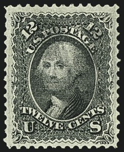 Sale 1108, Lot 73, 1867-68 Grilled Issue (Scott 83-101)