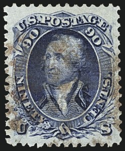 Sale 1108, Lot 77, 1867-68 Grilled Issue (Scott 83-101)