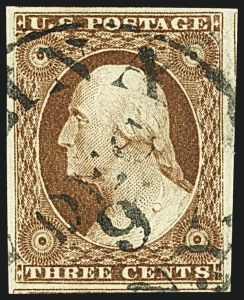 Sale 1108, Lot 9, 1851-56 Issue (Scott 6-17)