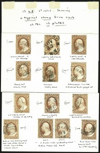 Sale 1109, Lot 411, 3c 1851-56 Issue, Off-Cover (Scott 10-11A)