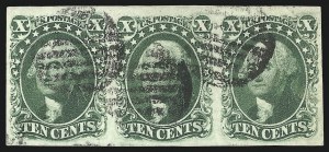 Sale 1109, Lot 431, 5c-10c 1851-56 Issue, Off-Cover (Scott 12-16)