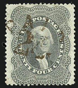 Sale 1109, Lot 439, 12c 1851-56 Issue, Off-Cover and Stamp Balances (Scott 17)