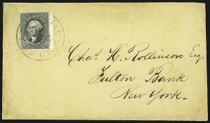 Sale 1109, Lot 477, 5c-12c 1851-56 Issue, On-Cover (Scott 12-17a)