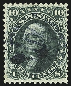 Sale 1109, Lot 564, 1861-66 Issue, Off-Cover (Scott 62B-68)