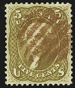 Sale 1109, Lot 573, 1861-66 Issue, Off-Cover (Scott 62B-68)