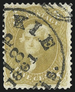 Sale 1109, Lot 574, 1861-66 Issue, Off-Cover (Scott 62B-68)