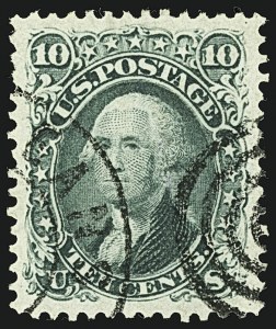 Sale 1109, Lot 575, 1861-66 Issue, Off-Cover (Scott 62B-68)