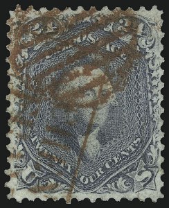 Sale 1109, Lot 589, 1861-66 Issue, Off-Cover, Cont. (Scott 69-78c)