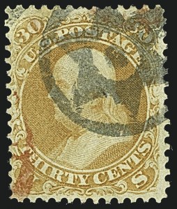 Sale 1109, Lot 601, 1861-66 Issue, Off-Cover, Cont. (Scott 69-78c)