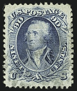 Sale 1109, Lot 660, 1867-68 Grilled Issue, Off-Cover (Scott 79-101)