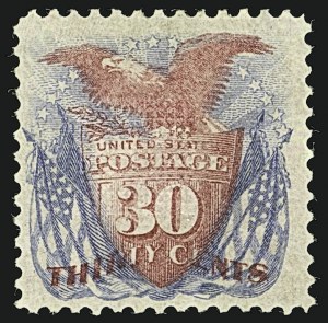 Sale 1109, Lot 677, 1869 Pictorial Issue, Off-Cover (Scott 112-122)