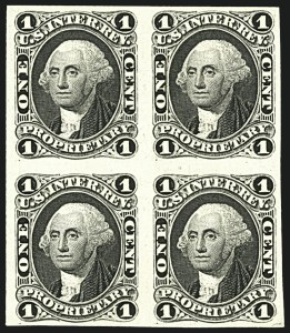 Sale 1110, Lot 1017, Revenue Proofs, First thru Second Issue