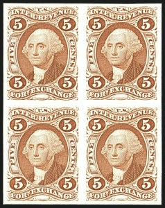 Sale 1110, Lot 1019, Revenue Proofs, First thru Second Issue