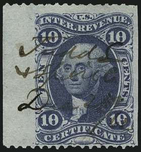 Sale 1110, Lot 1061, First Issue Revenues, Single Stamps