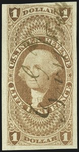 Sale 1110, Lot 1064, First Issue Revenues, Single Stamps
