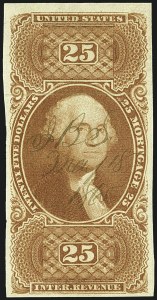 Sale 1110, Lot 1073, First Issue Revenues, Single Stamps