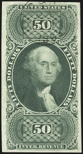 Sale 1110, Lot 1074, First Issue Revenues, Single Stamps