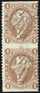 Sale 1110, Lot 1078, First Issue Revenues, Blocks and Record-Size Multiples (Scott R1-R13)